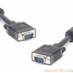Cordon VGA HD15 M/M 2 ferrites 5m