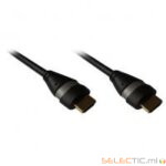 Cordon HDMI 1.4 Ethernet 3m A-A M-M Noir/Silver