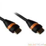 Cordon HDMI 1.4 Ethernet 3m A-A M-M Noir/Orange