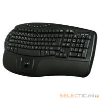 PERIBOARD-506U Avec Trackball optique + hub usb