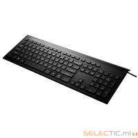 PERIBOARD-211U Clavier MM Black USB + HUB USB intÃ©grÃ©