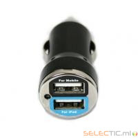 PORT Adaptateur Double USB Alum Cigar pour Tablet