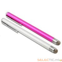 POV TouchPen 2Stylets pour Tablette(Ipad,Galaxy) Silver/Rose