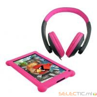 POV P721 7p 8GB RK3168 A9 1G/8G ROSE +CASQUE+PROTECTION