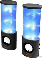 SAT Light Wave Speaker Haut Parleur Fontaine Ã  eau Noir