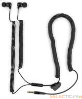 SAT Bungee Earphone Ecouteur Elastique Noir