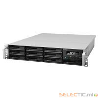 RS3413XS+ BoÃ®tier NAS Rack 2U pour 10DD 3.5/2.5p 3.3G 4Core 8Go 4LAN Gb USB2 2ext Al redo.