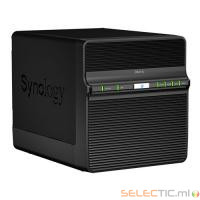 DS414j BoÃ®tier NAS pour 4 DD 3.5/2.5p 1.2GHz DCore 512Mo LAN Gb USB3