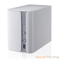 N2560 BoÃ®tier NAS pour 2 DD 3.5p 1.6GHz DCore 2Go 1LAN Gb USB3 HDMI SPDIF