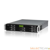 N8800PROV2 Rack pour 8 DD 3.5/2.5p 1.66GHz DC 4Go 2LAN Gb USB2 Slot PCIe