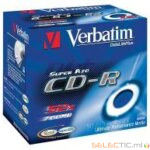 43327 Verba CDR 80min/52Xsilver(10 par boite)