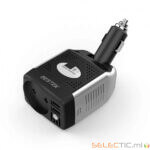 Convertisseur 12V vers 220V pour voiture avec 2 ports USB et prise AC